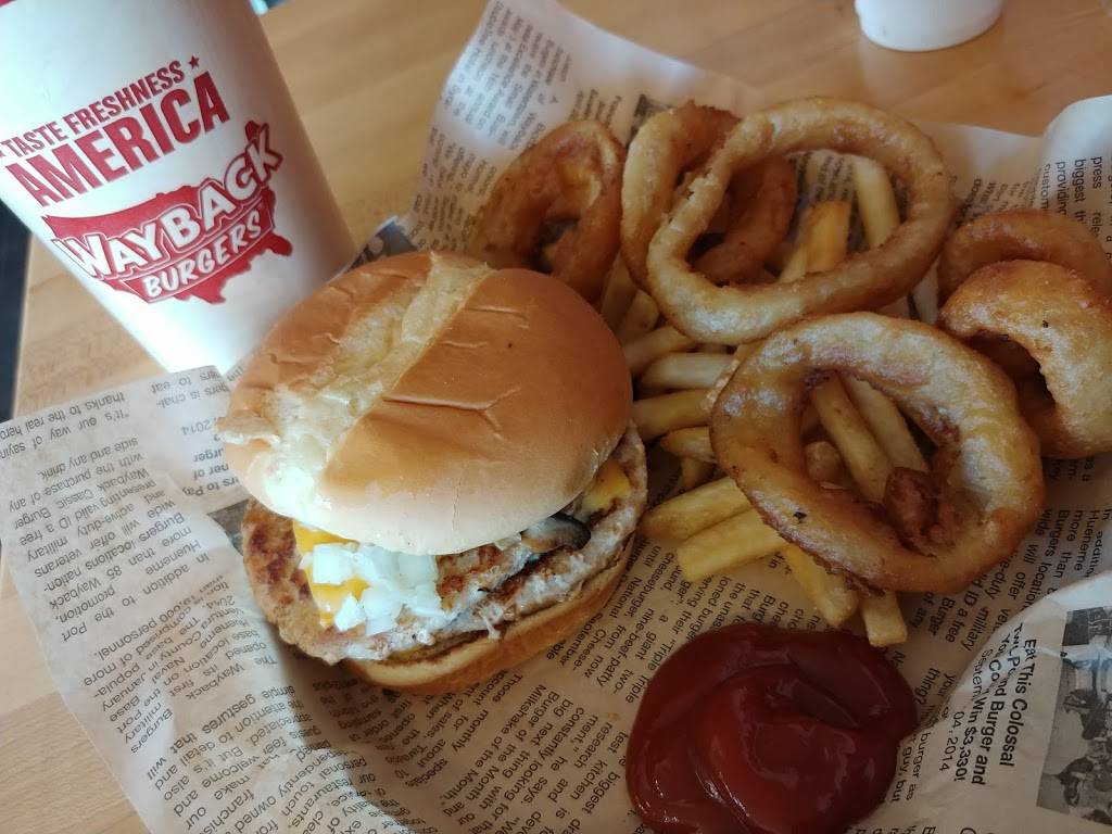 Wayback Burgers | restaurant | 115 Cross Pointe Blvd #4, Evansville, IN 47715, USA | 8124759272 OR +1 812-475-9272