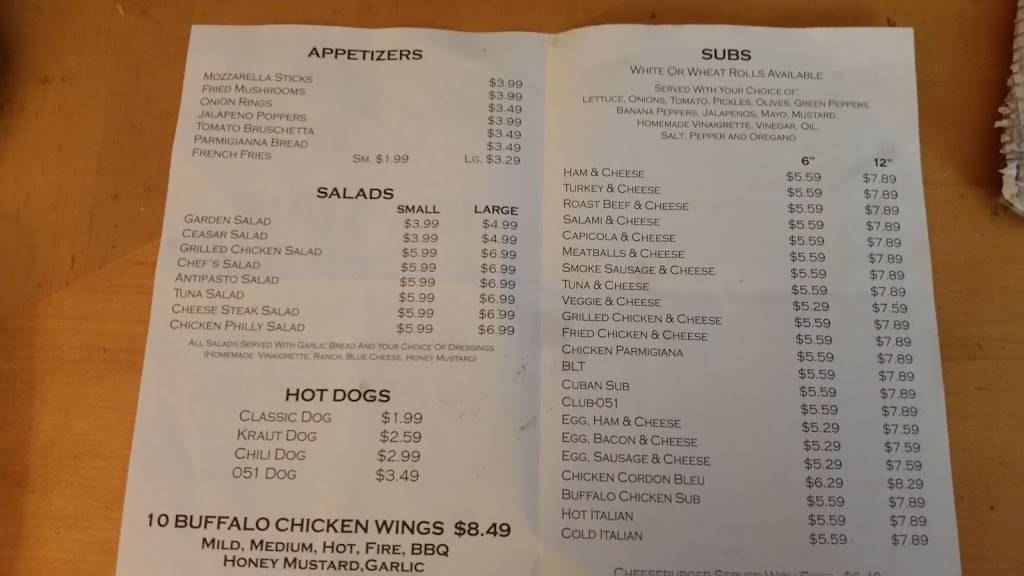 051 Subs | restaurant | 895 W State Rd 434, Winter Springs, FL 32708, USA | 4076962051 OR +1 407-696-2051