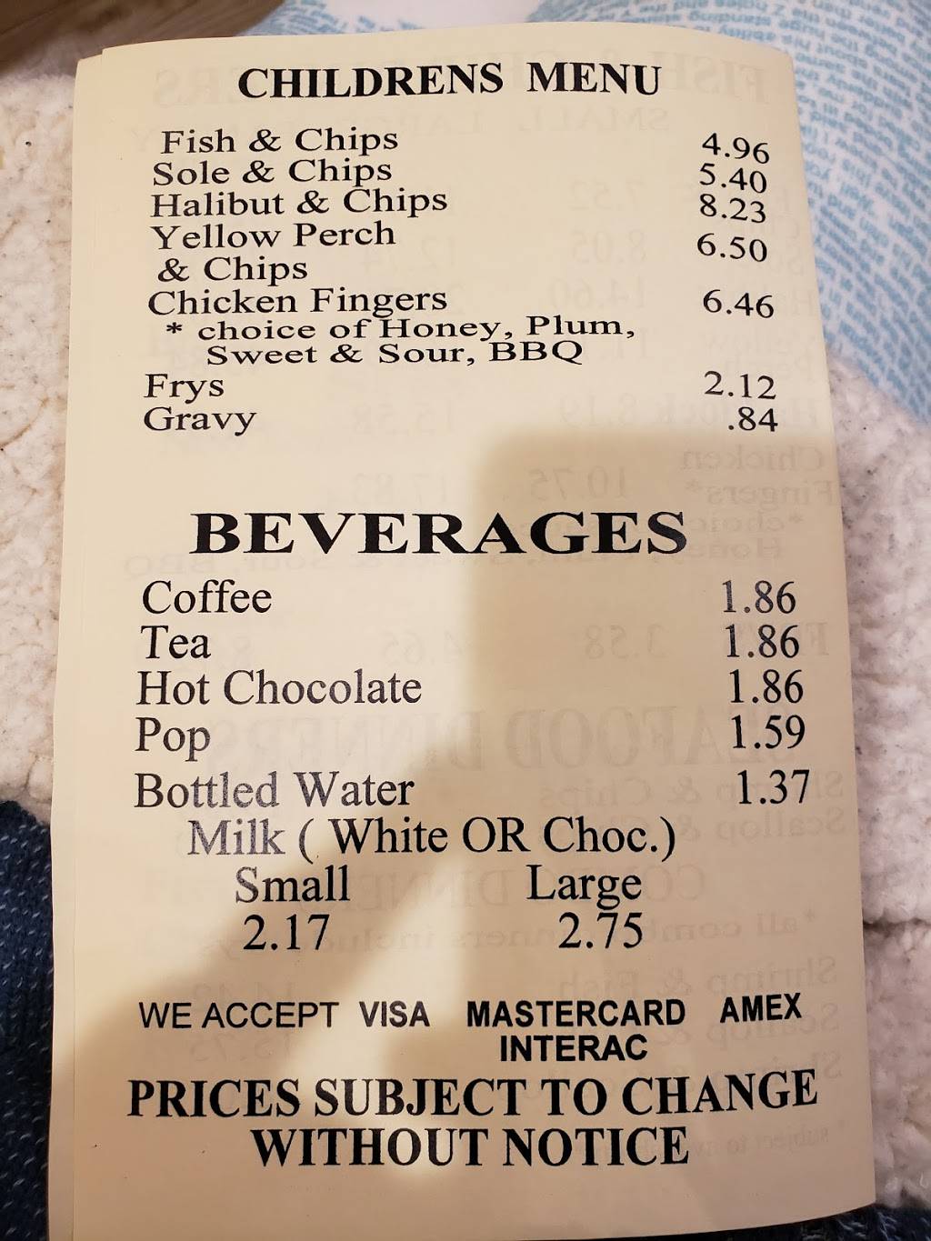 Hammersleys Fish N Chips | restaurant | 771 Talbot St, St Thomas, ON N5P 1E3, Canada | 5196337914 OR +1 519-633-7914