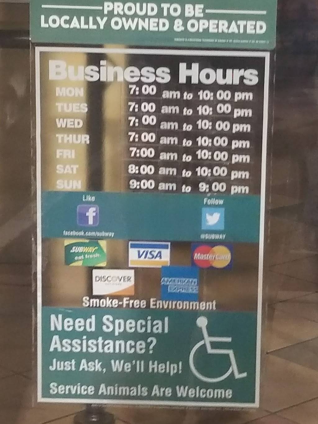 Subway Restaurants | restaurant | 13032 Race Track Rd, Tampa, FL 33626, USA | 8138145632 OR +1 813-814-5632