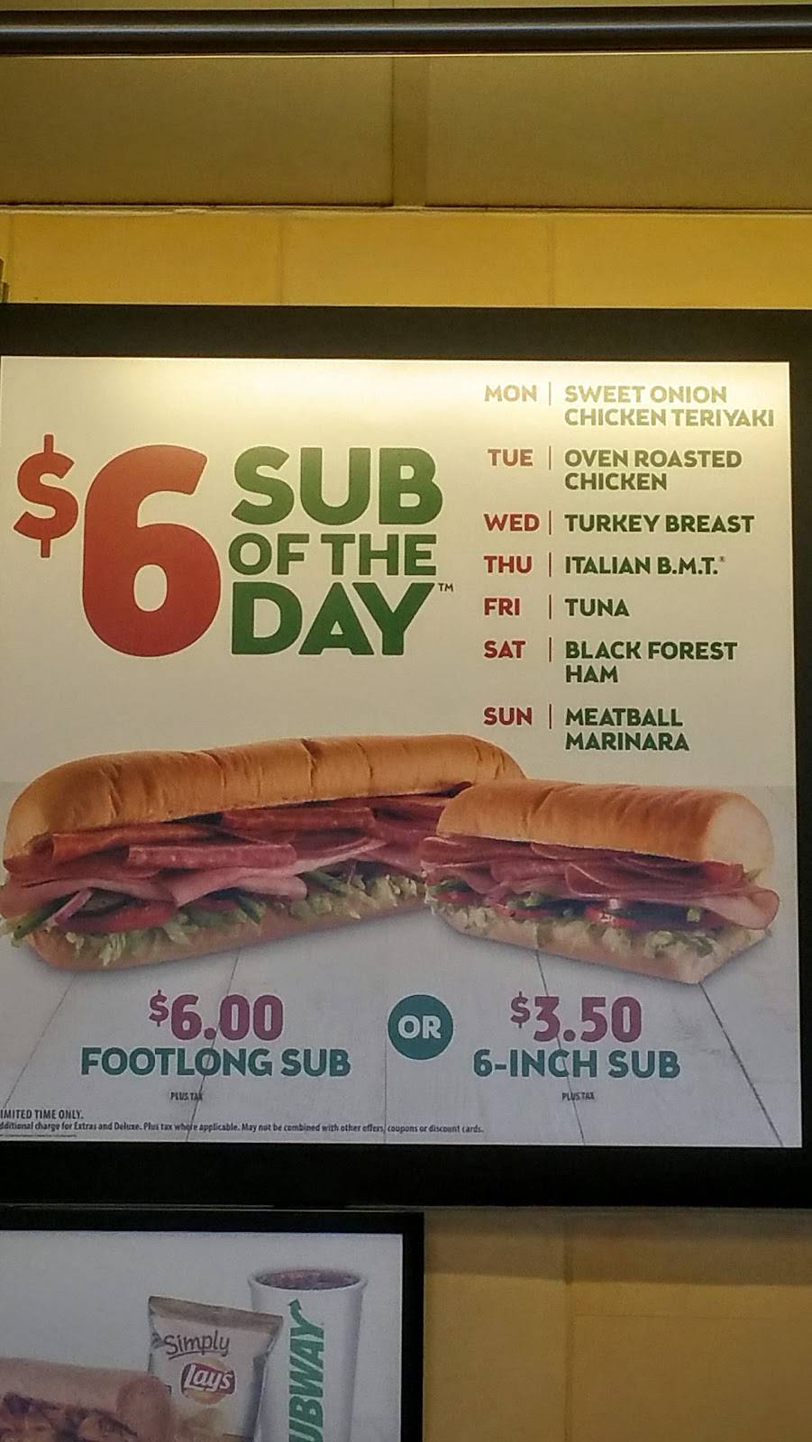 Subway Restaurants | restaurant | 13726 Amar Rd, La Puente, CA 91746, USA | 6269195800 OR +1 626-919-5800