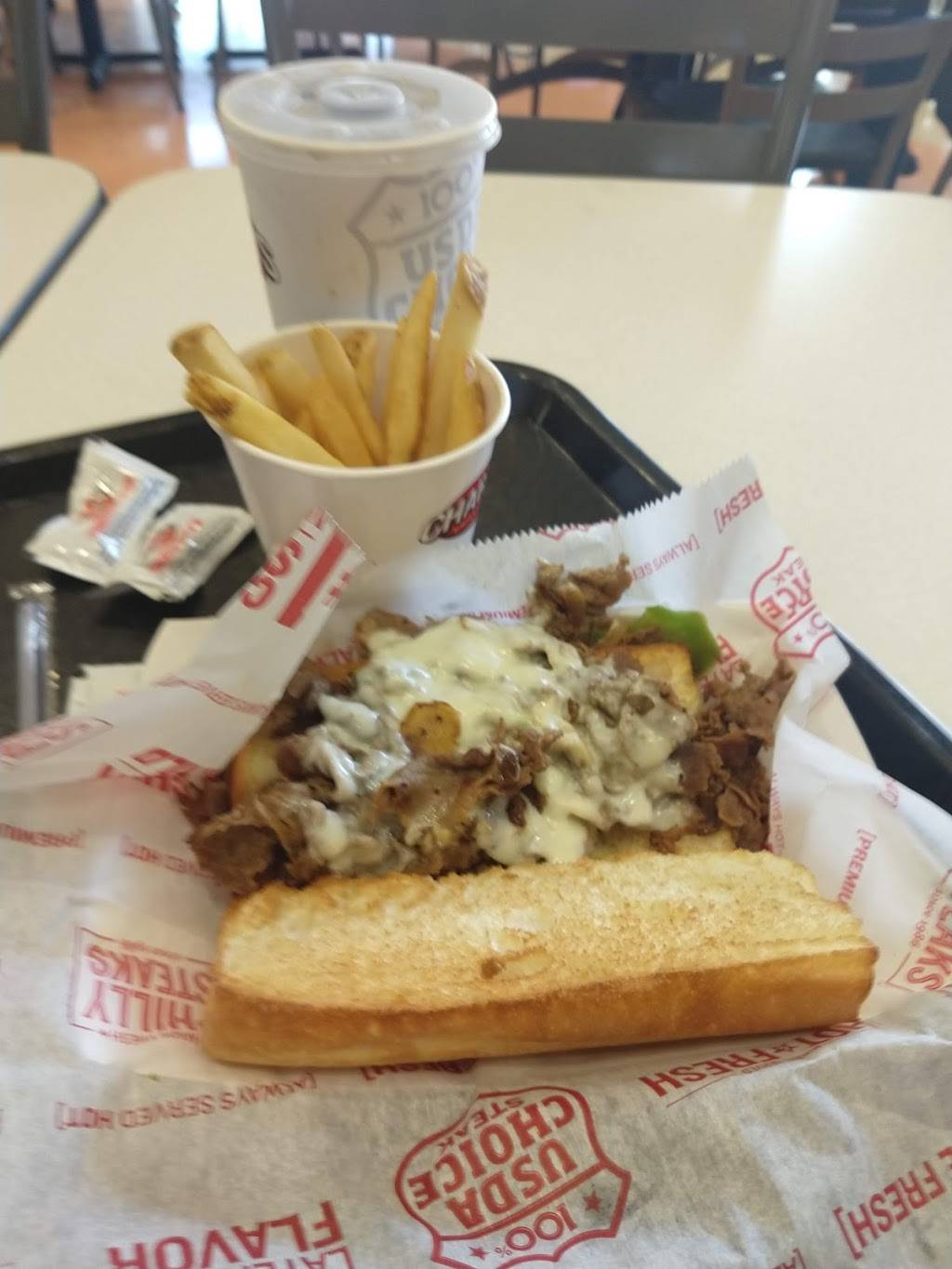 Charleys Philly Steaks | restaurant | 915 Ridgewalk Pkwy Ste 482, Woodstock, GA 30188, USA | 7705929201 OR +1 770-592-9201