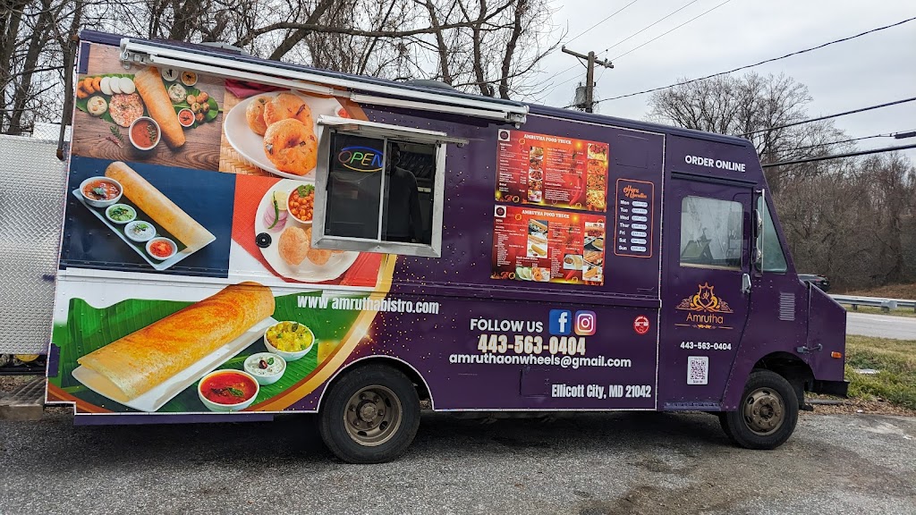Amrutha Food Truck | restaurant | 8720 Baltimore National Pike, Ellicott City, MD 21043, USA | 4435654948 OR +1 443-565-4948