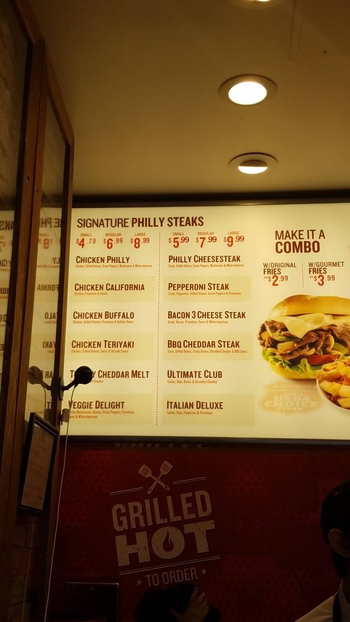 Charleys Philly Steaks | restaurant | 22705 Clarksburg Rd Suite 850, Clarksburg, MD 20871, USA | 6465410288 OR +1 646-541-0288