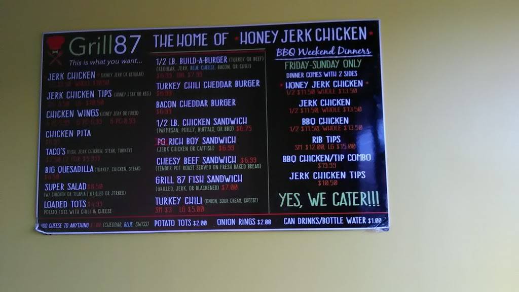 Grill 87 | restaurant | 1635 1/2 E. 87th St., Chicago, IL 60617, USA | 7734373903 OR +1 773-437-3903