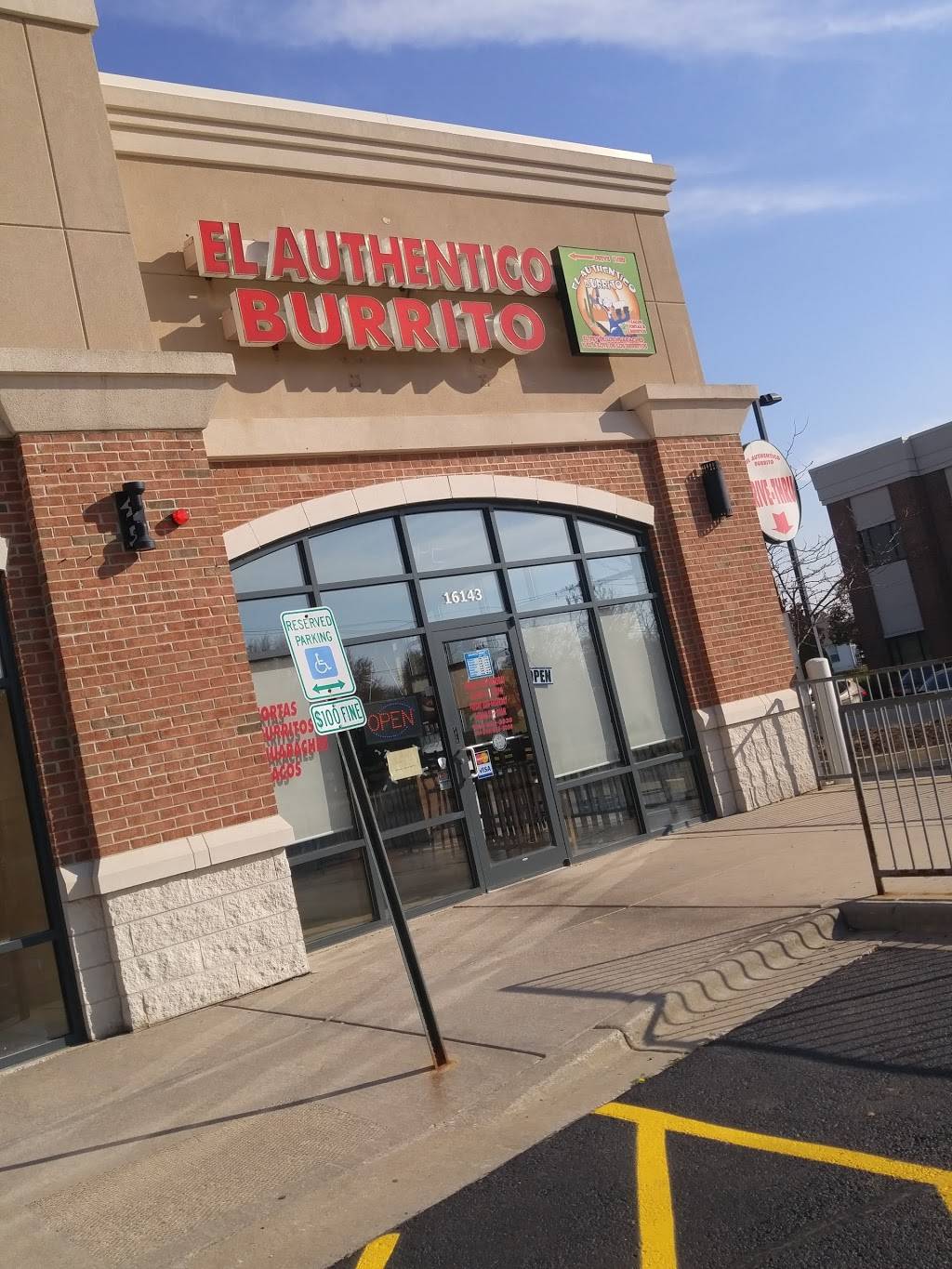 El Authentico Burrito | restaurant | 16143 Weber Rd, Crest Hill, IL 60403, USA | 8158383030 OR +1 815-838-3030