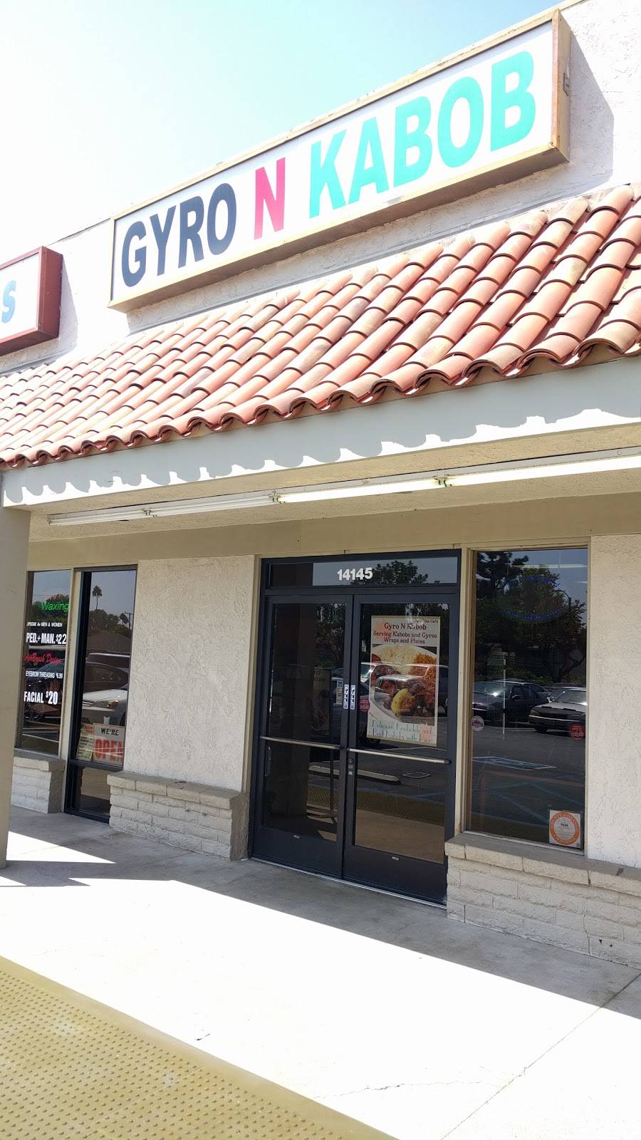 Gyro N Kabob | restaurant | 14145 Red Hill Ave, Tustin, CA 92780, USA | 7145050713 OR +1 714-505-0713