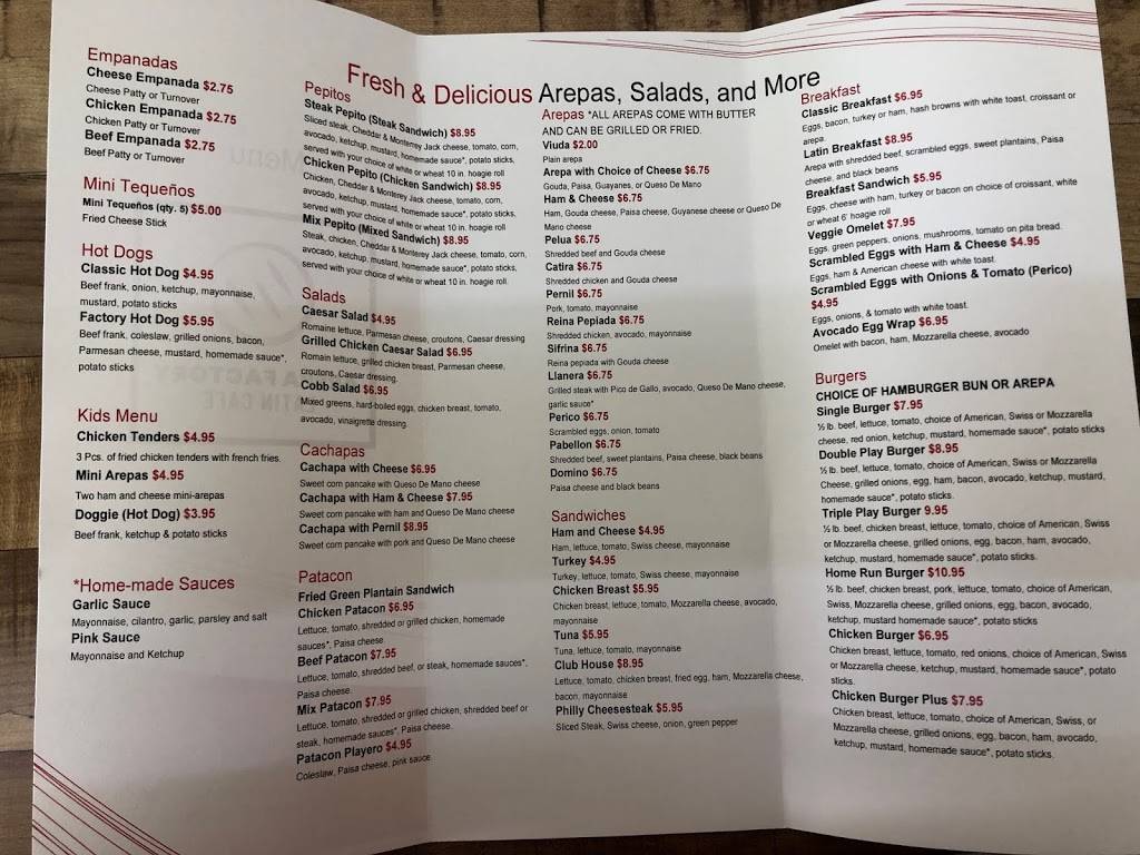 Arepa Factory Latin Cafe | cafe | 11142 N 30th St, Tampa, FL 33612, USA | 8135708609 OR +1 813-570-8609