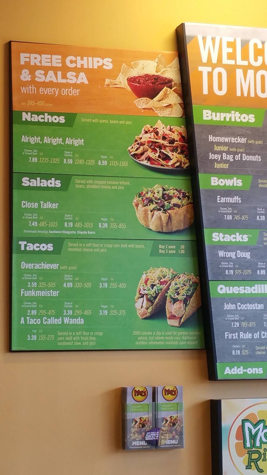 Moes Southwest Grill | restaurant | 737 First Colonial Road, Virginia Beach, VA 23451, USA | 7574176637 OR +1 757-417-6637