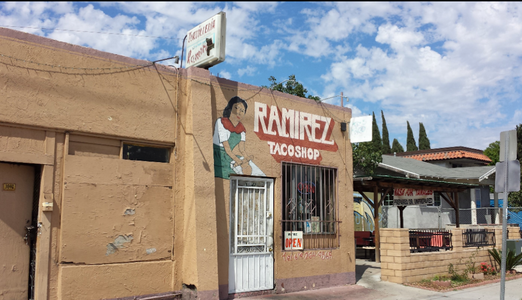 Ramirez Taco Shop | restaurant | 3642 National Ave, San Diego, CA 92113, USA | 6192649568 OR +1 619-264-9568