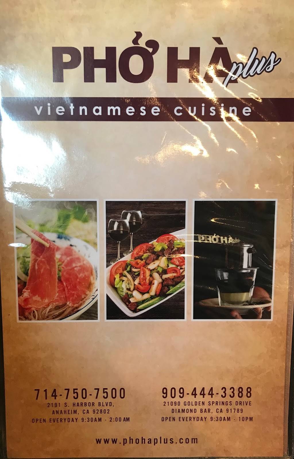 Pho Ha Plus | restaurant | 2191 S Harbor Blvd, Anaheim, CA 92802, USA | 7147507500 OR +1 714-750-7500