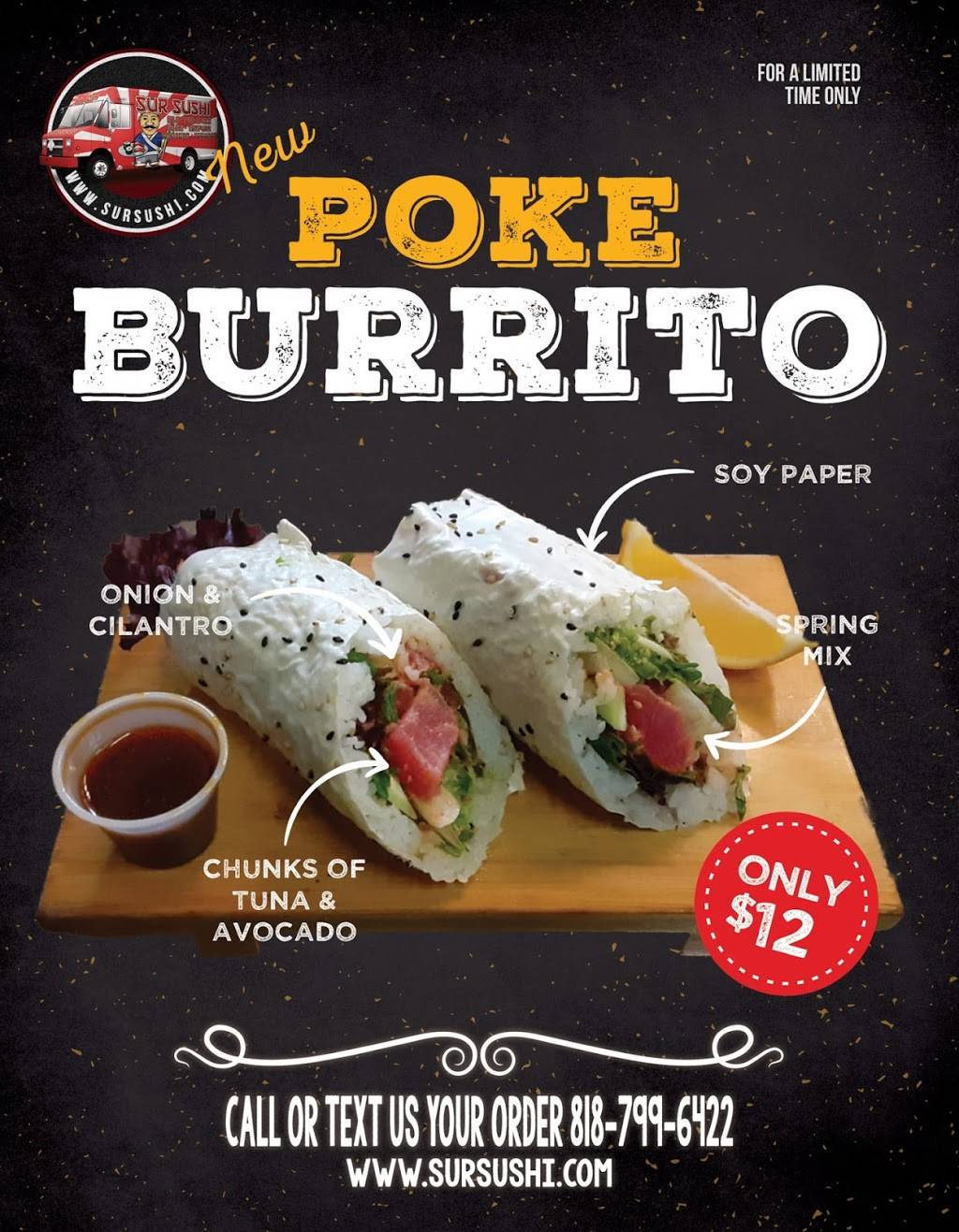 Sur Sushi | restaurant | 13466 Osborne St, Arleta, CA 91331, USA | 8187996422 OR +1 818-799-6422