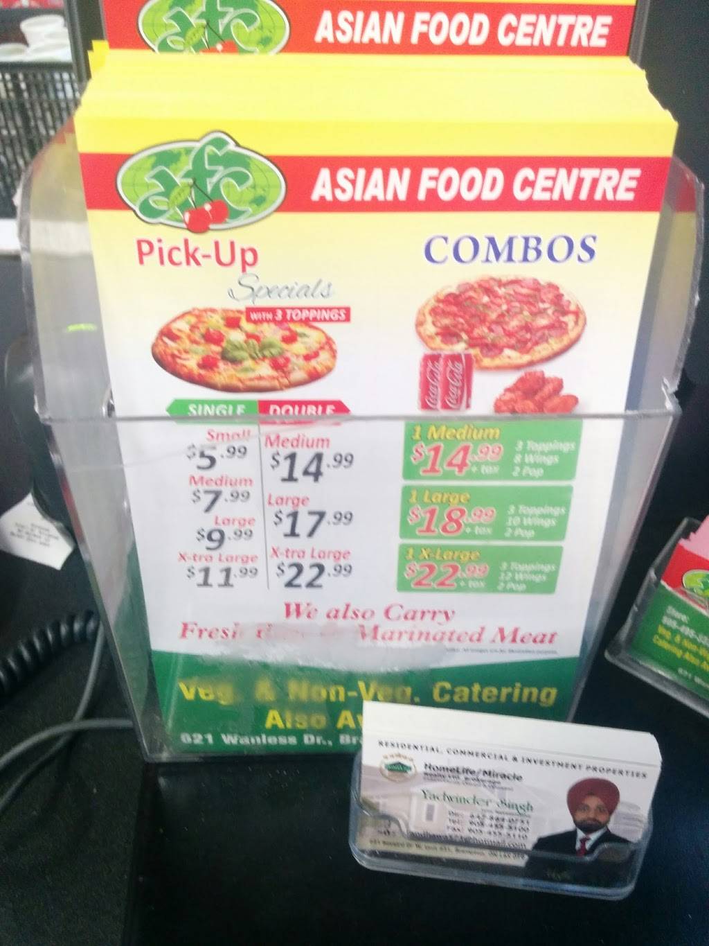 Asian food Centre Meat & Pizza | restaurant | 621 Wanless Dr, Brampton, ON L7A 3S9, Canada | 9054954448 OR +1 905-495-4448