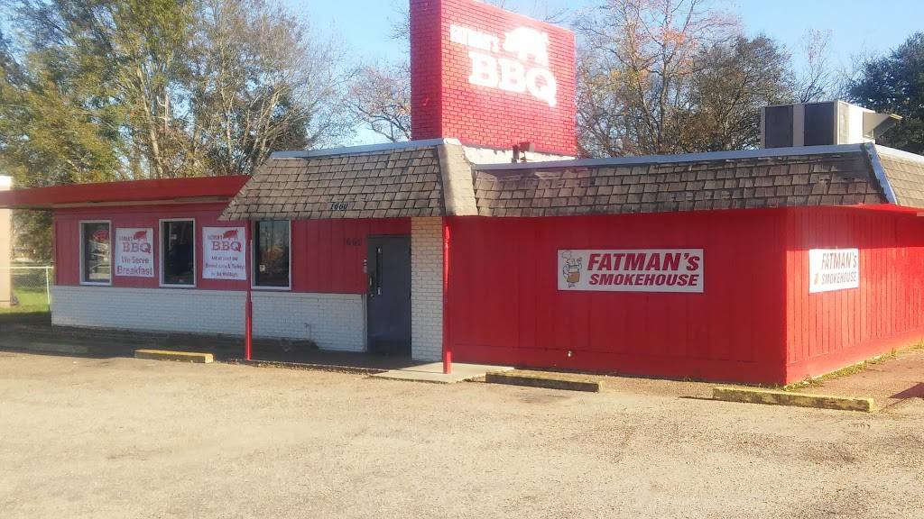 Fat Mans Smokehouse BBQ | restaurant | 1660 Federal Dr, Montgomery, AL 36109, USA | 3343969501 OR +1 334-396-9501