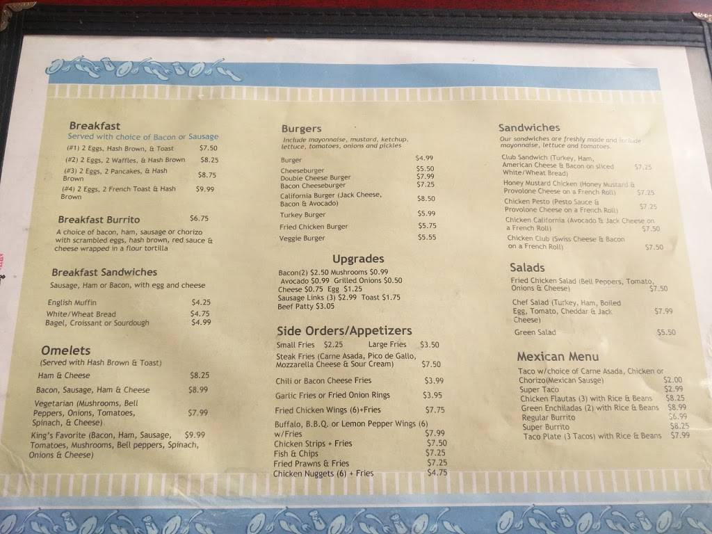 The Kings Coffee Shop | cafe | 3000 38th Ave, Oakland, CA 94619, USA | 5105323793 OR +1 510-532-3793