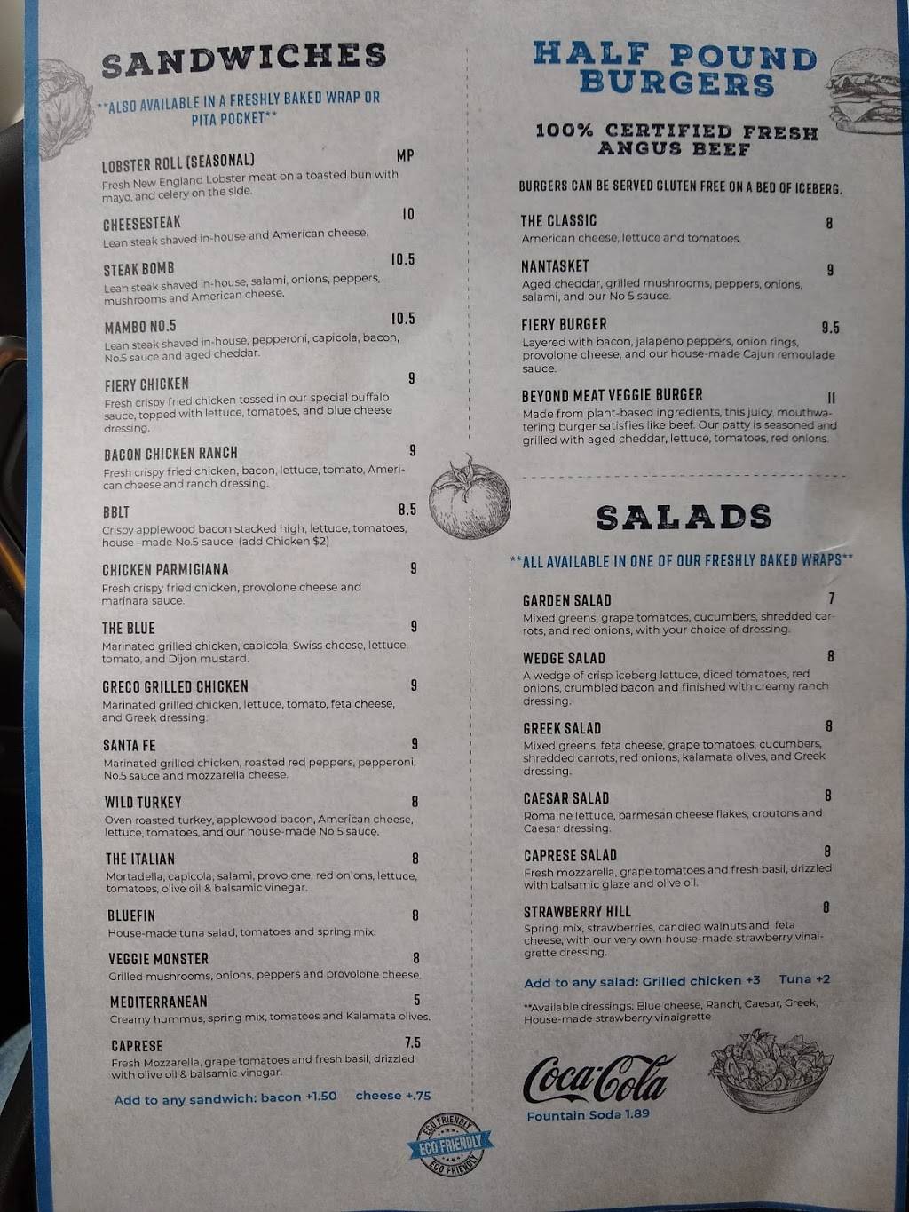 Mambos | restaurant | 269 Nantasket Ave, Hull, MA 02045, USA | 7814740000 OR +1 781-474-0000