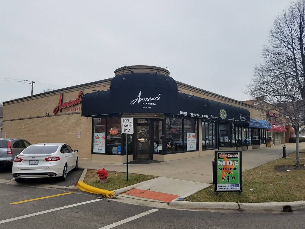 Armands Pizzeria | restaurant | 7650 W North Ave, Elmwood Park, IL 60707, USA | 7084565200 OR +1 708-456-5200