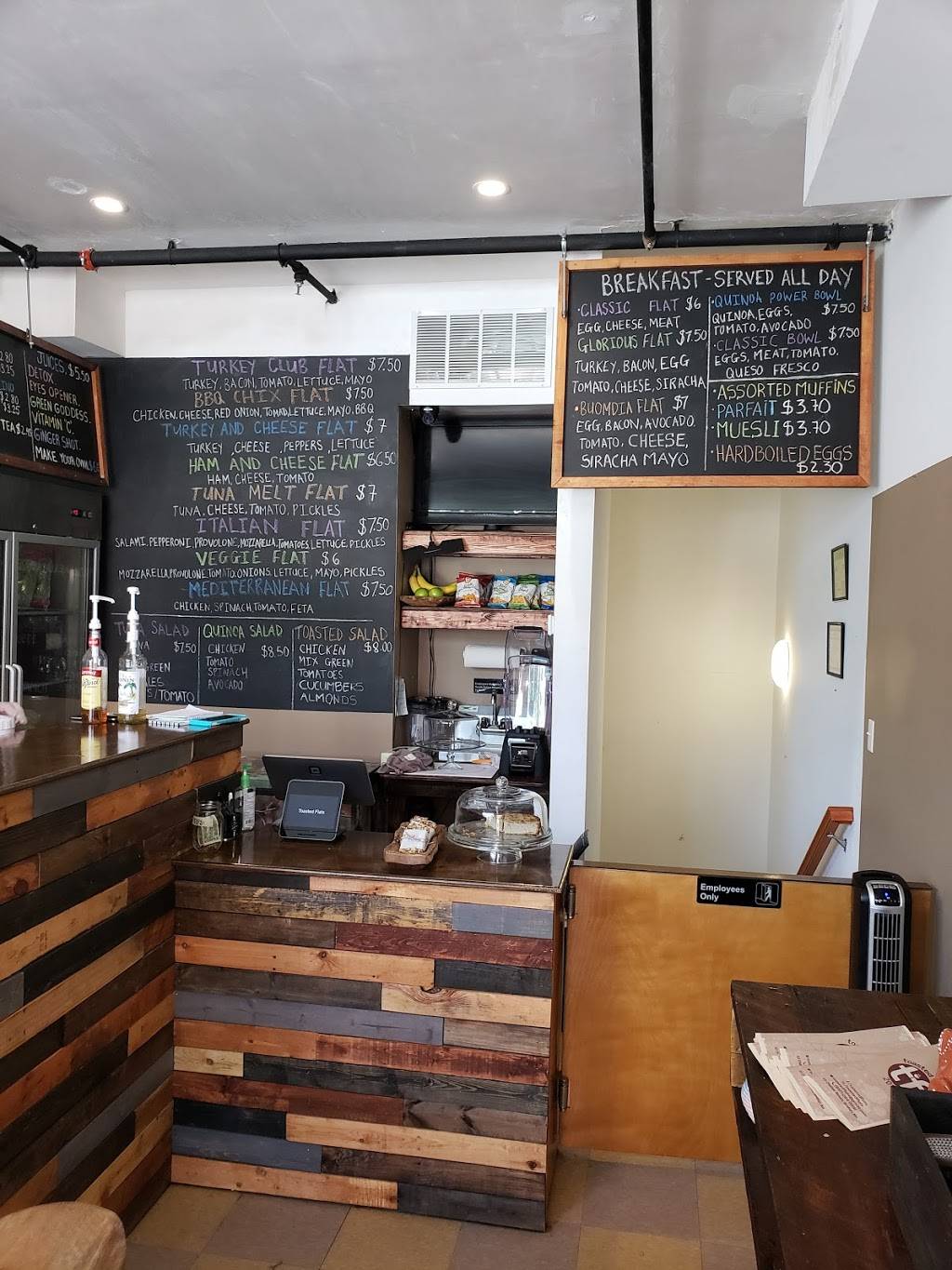 Toasted Flats | restaurant | 53 Chelsea St, Boston, MA 02128, USA | 8572648531 OR +1 857-264-8531