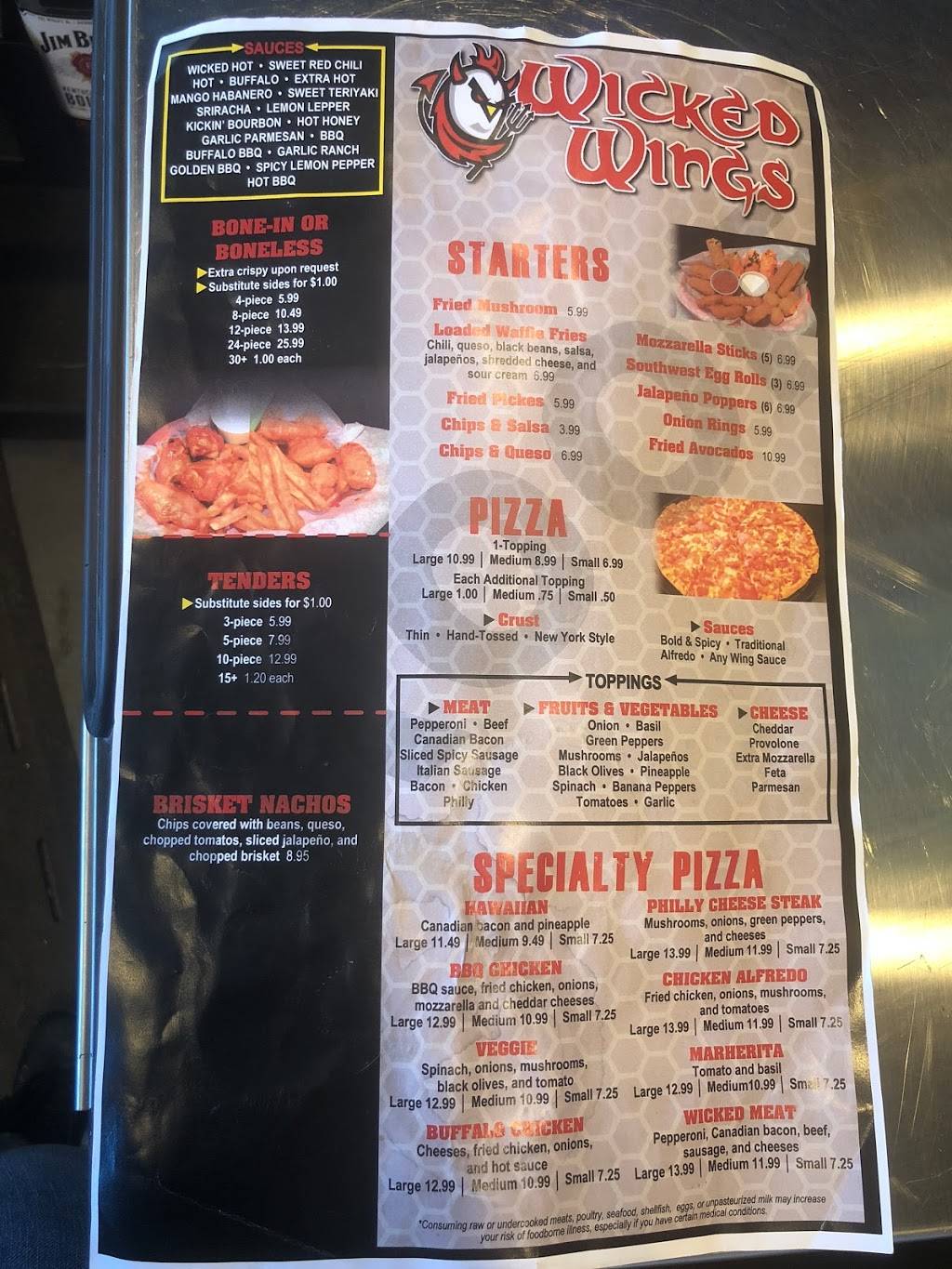 Wicked Wings | restaurant | 615 W Slaughter Ln #108, Austin, TX 78748, USA | 5125208029 OR +1 512-520-8029