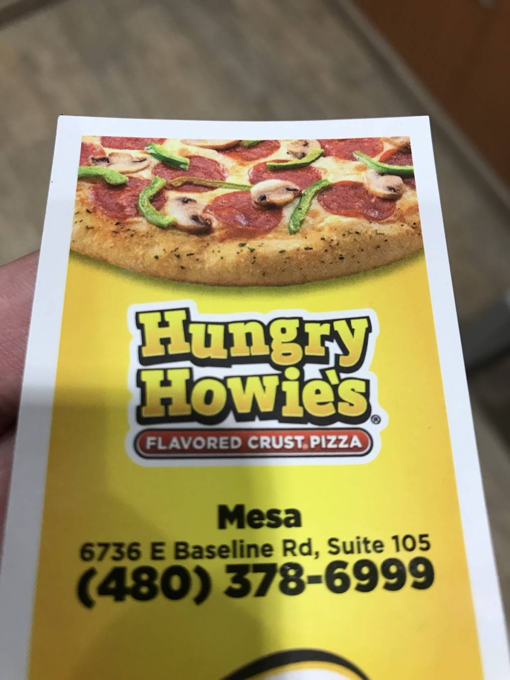 Hungry Howies Pizza | restaurant | 6736 E Baseline Rd, Mesa, AZ 85206, USA | 4803786999 OR +1 480-378-6999