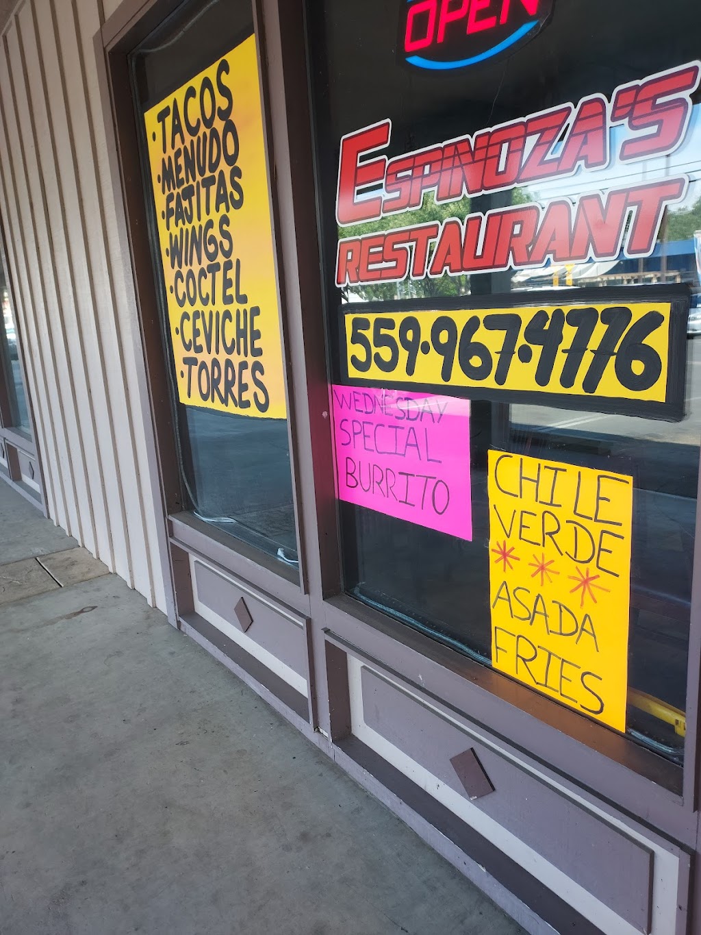 Espinozas Restaurant | restaurant | 619 W Murray Ave, Visalia, CA 93291, USA | 5599674776 OR +1 559-967-4776