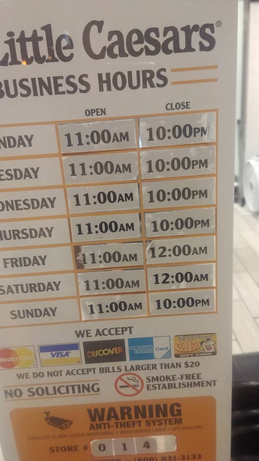 Little Caesars Pizza | meal takeaway | 2340 West Rd, Trenton, MI 48183, USA | 7343621900 OR +1 734-362-1900