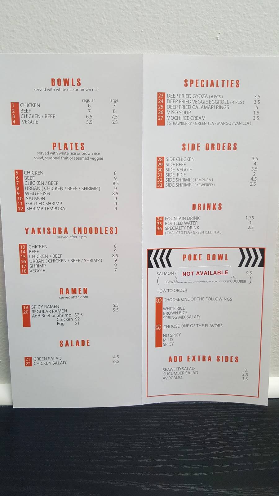 Urban Grill Teriyaki | restaurant | 22641 Lake Forest Dr Suite B4, Lake Forest, CA 92630, USA | 9494579500 OR +1 949-457-9500