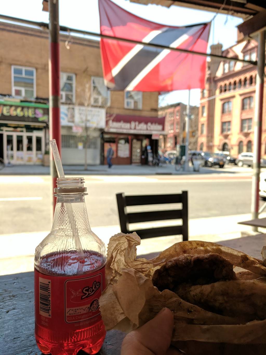 A&A Bake Doubles and Roti | restaurant | 1337 Fulton St, Brooklyn, NY 11216, USA | 3474250016 OR +1 347-425-0016