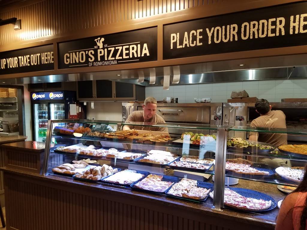Ginos of Ronkonkoma | restaurant | 214 Portion Rd, Ronkonkoma, NY 11779, USA | 6315889874 OR +1 631-588-9874