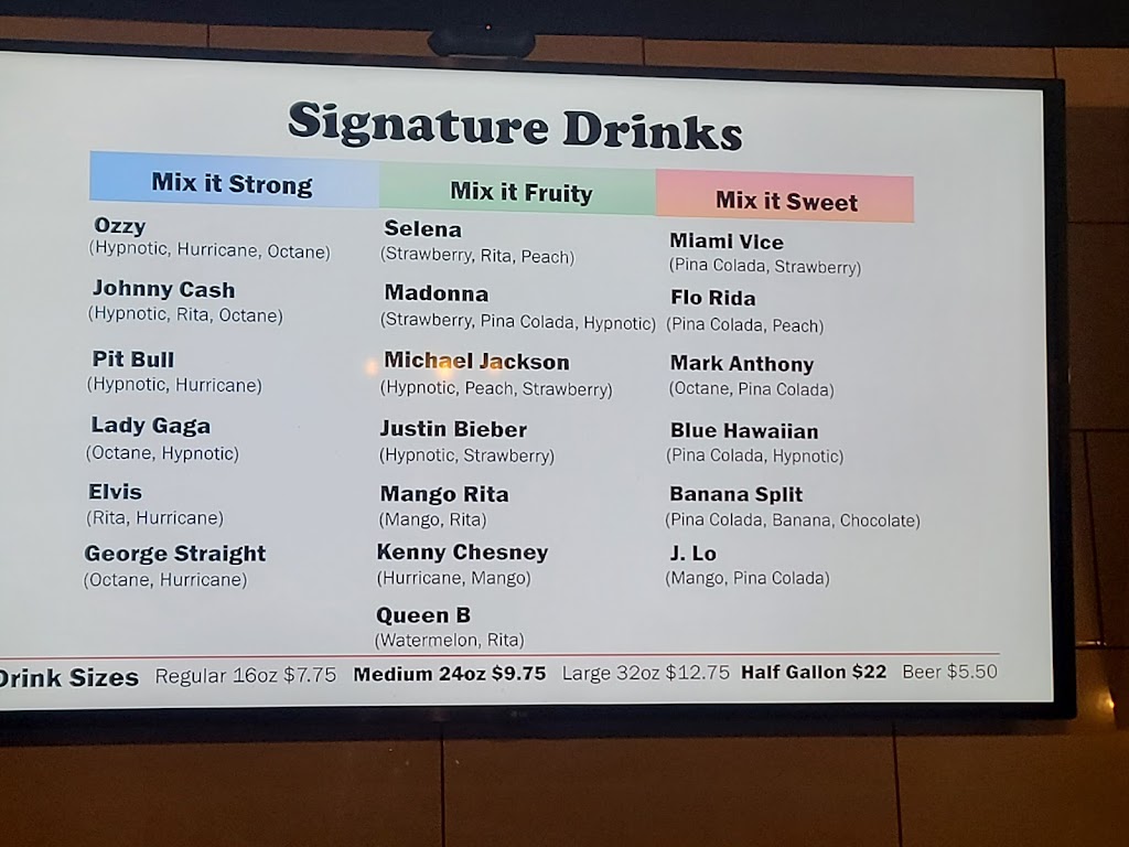 Daquiri King | restaurant | 9819 Marbach Rd #105, San Antonio, TX 78245, USA | 2105494311 OR +1 210-549-4311