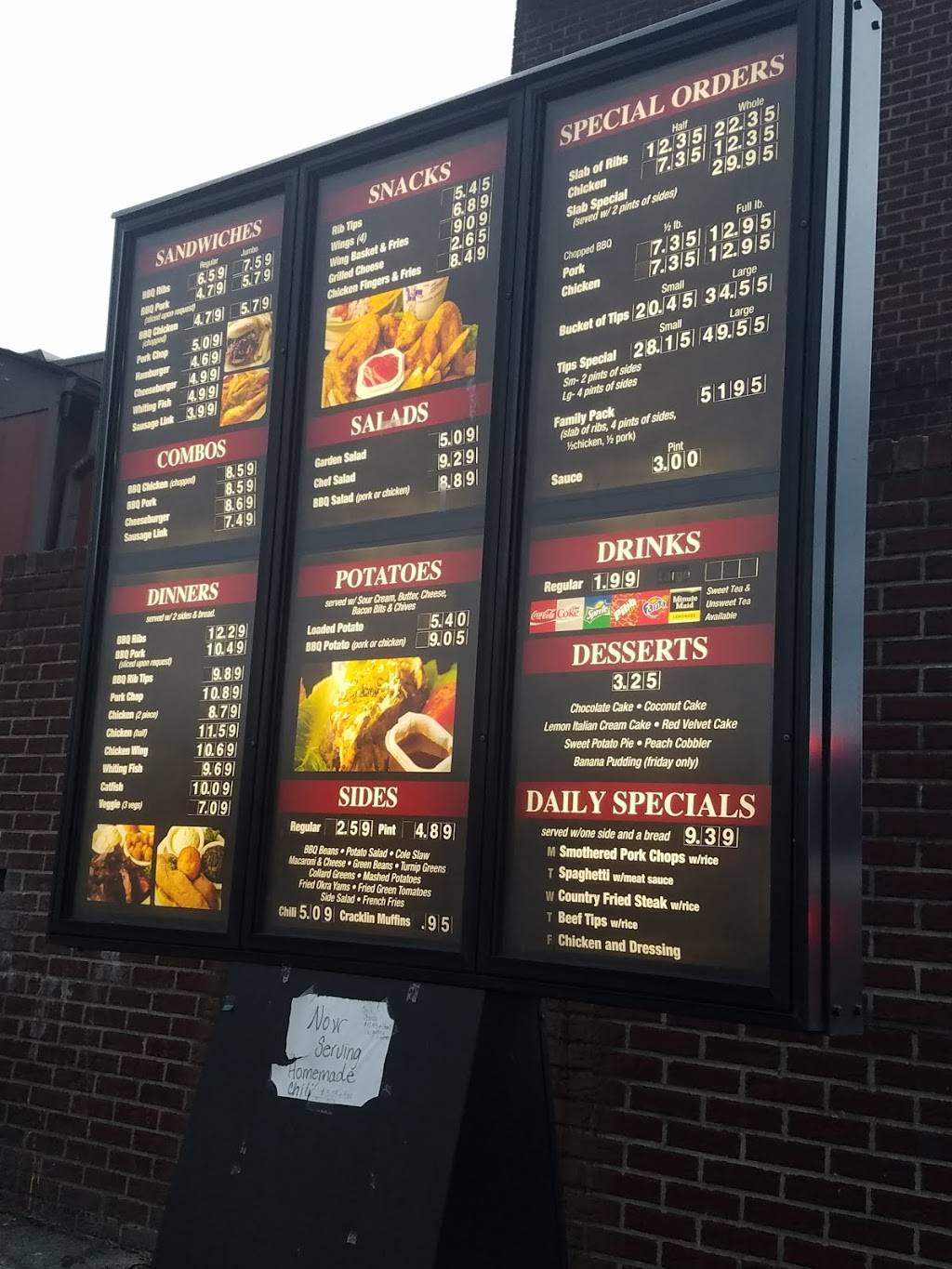 Rib-It-Up | restaurant | 830 1st Ave N, Birmingham, AL 35203, USA | 2053287427 OR +1 205-328-7427