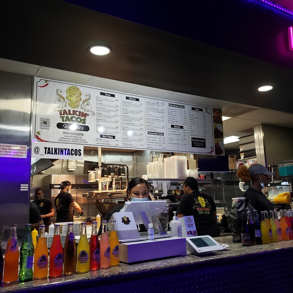 Talkin Tacos | restaurant | 3456 rd road, Miramar, FL 33025, USA | 9544046398 OR +1 954-404-6398