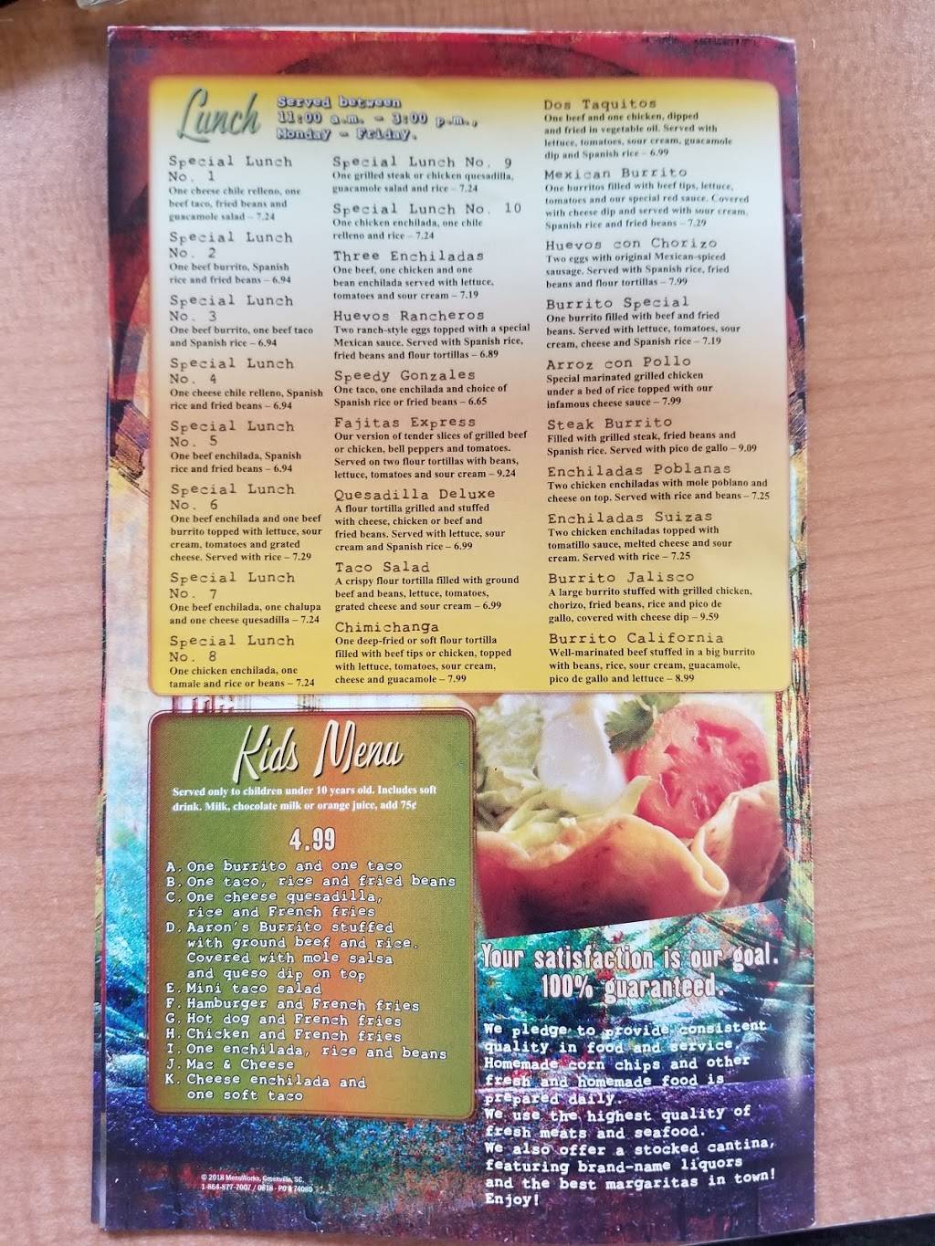 Tacos Hacienda Mexican Grill | restaurant | 20975 Point Lookout Rd, Callaway, MD 20620, USA | 2402378104 OR +1 240-237-8104