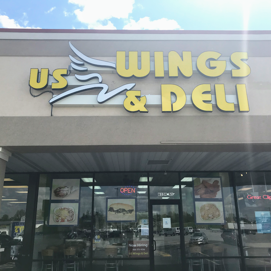 US Wings & Deli | restaurant | 6134 White Horse Rd G1, Greenville, SC 29611, USA | 8643739336 OR +1 864-373-9336