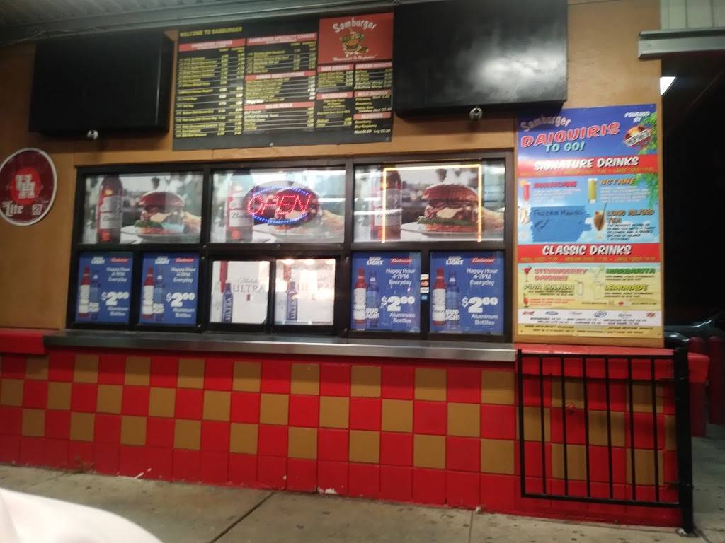 Samburger Grill & Daiquiris to Go | restaurant | 6205 Lyons Ave, Houston, TX 77020, USA | 7136722695 OR +1 713-672-2695