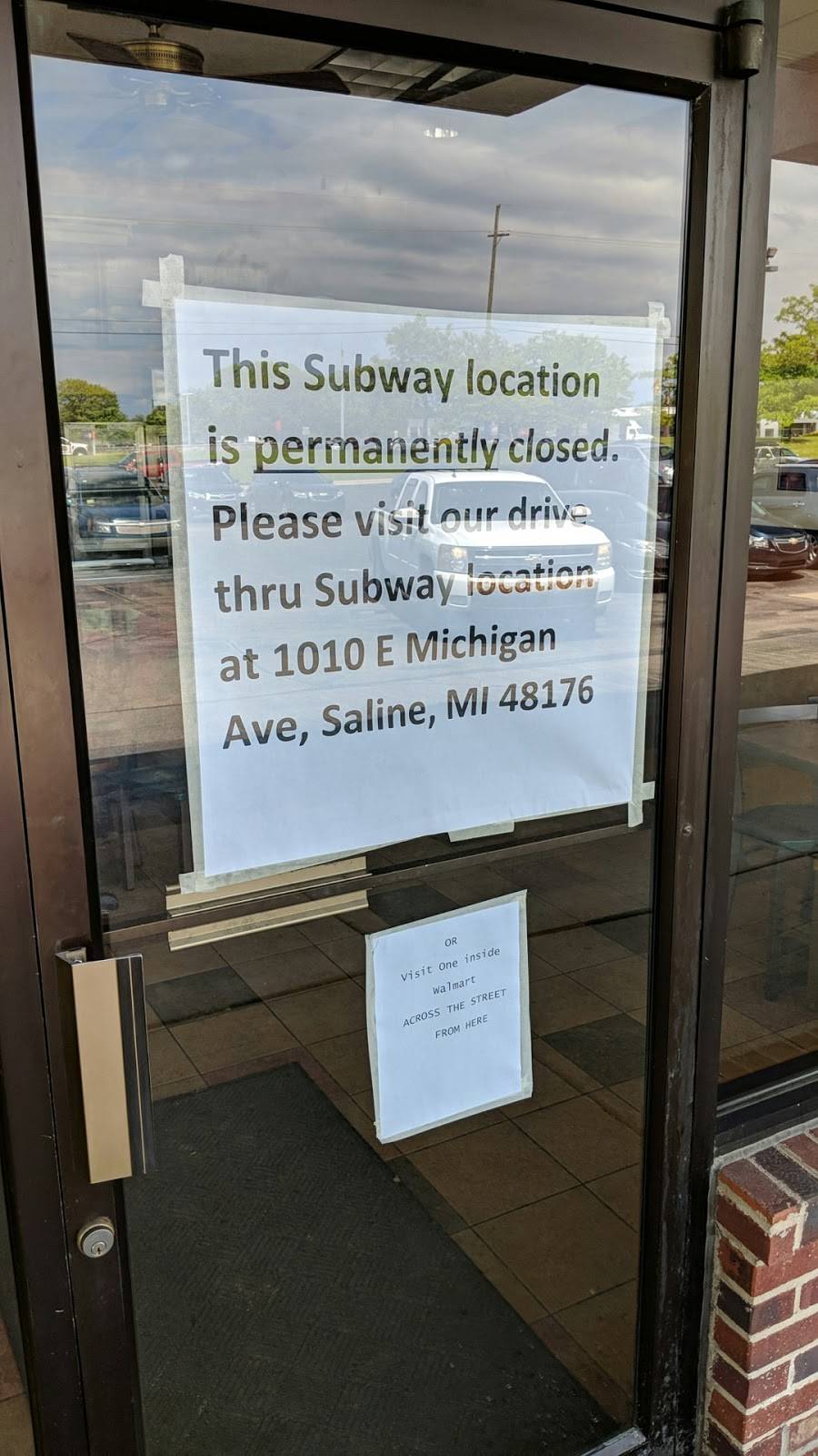 Subway | restaurant | 7025 E Michigan Ave, Saline, MI 48176, USA | 7349448077 OR +1 734-944-8077