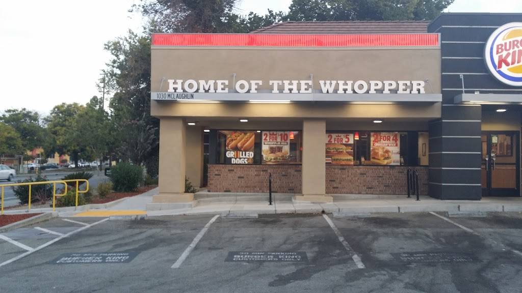 Burger King | restaurant | 1030 McLaughlin Ave, San Jose, CA 95122, USA | 4082792935 OR +1 408-279-2935