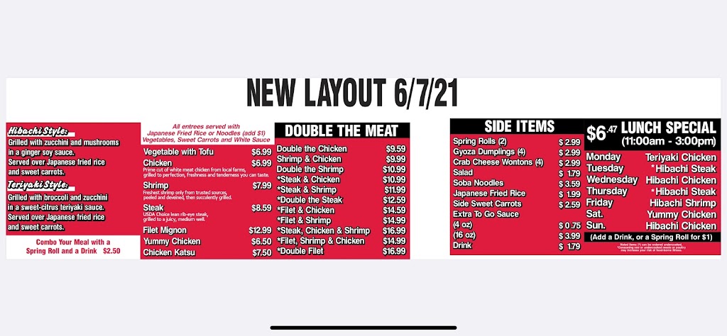 Hibachi & Company | restaurant | 2316 Hillsborough St Suite 108, Raleigh, NC 27607, USA | 9193018888 OR +1 919-301-8888