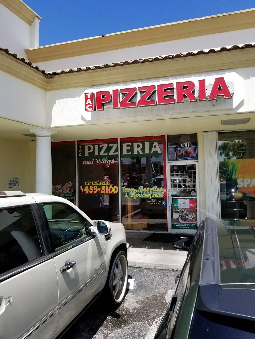 Tacos Al Carbon & Pizza | meal delivery | 7110 S Military Trail, Lake Worth, FL 33463, USA | 5614335100 OR +1 561-433-5100