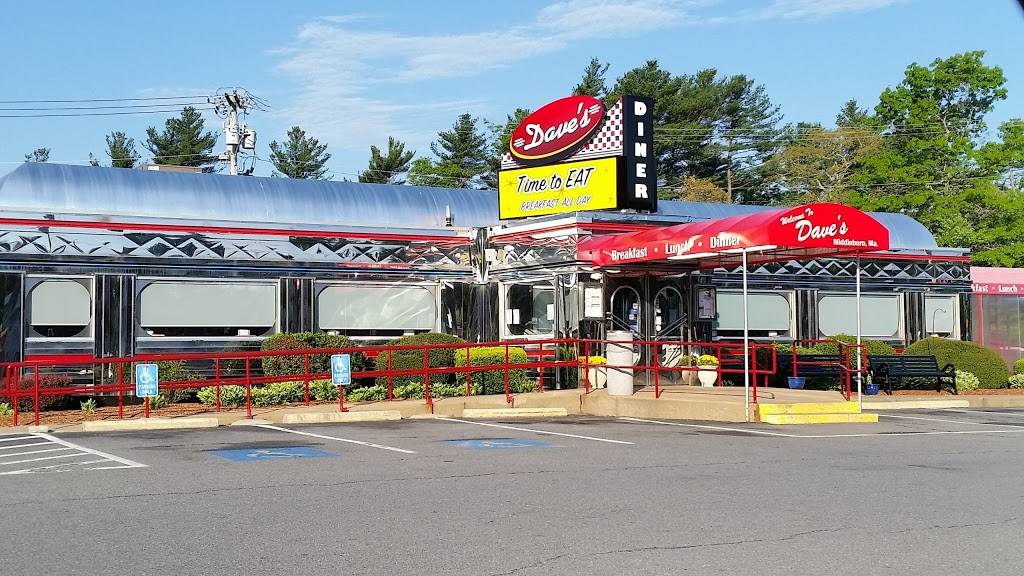 Daves Diner | restaurant | 390 W Grove St, Middleborough, MA 02346, USA | 5089234755 OR +1 508-923-4755