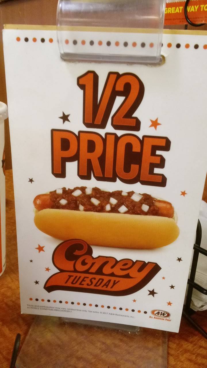 A&W Restaurant | restaurant | 1102 Chillicothe St, Portsmouth, OH 45662, USA | 7403533194 OR +1 740-353-3194