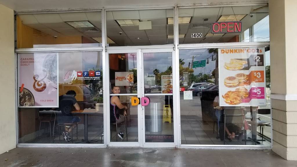 Dunkin | bakery | 1400 Lantana Rd Unit 136, Lantana, FL 33462, USA | 5615330204 OR +1 561-533-0204