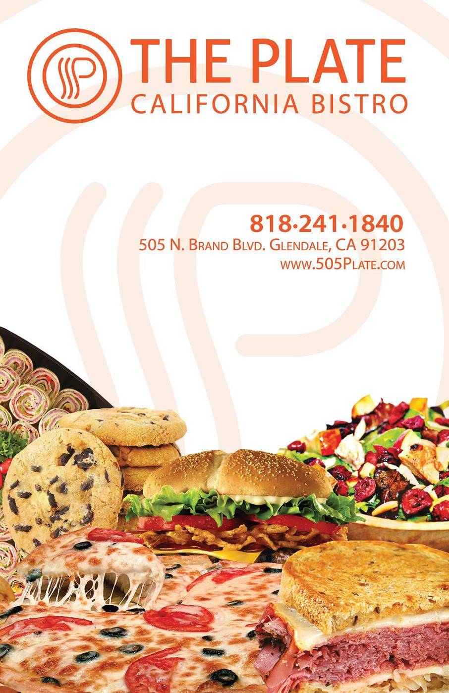 The Plate California Bistro | cafe | 505 N Brand Blvd, Glendale, CA 91203, USA | 8182411840 OR +1 818-241-1840