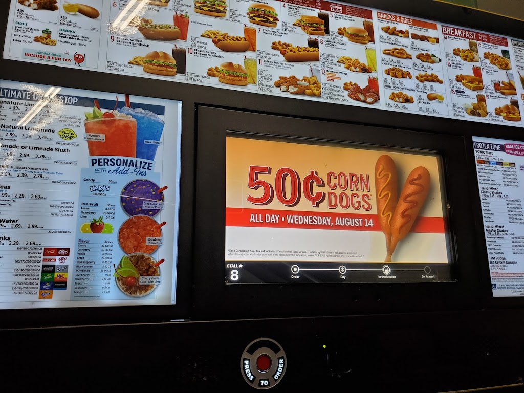 Sonic Drive-In | restaurant | 806 E 4th St, Russellville, AR 72801, USA | 4799687800 OR +1 479-968-7800