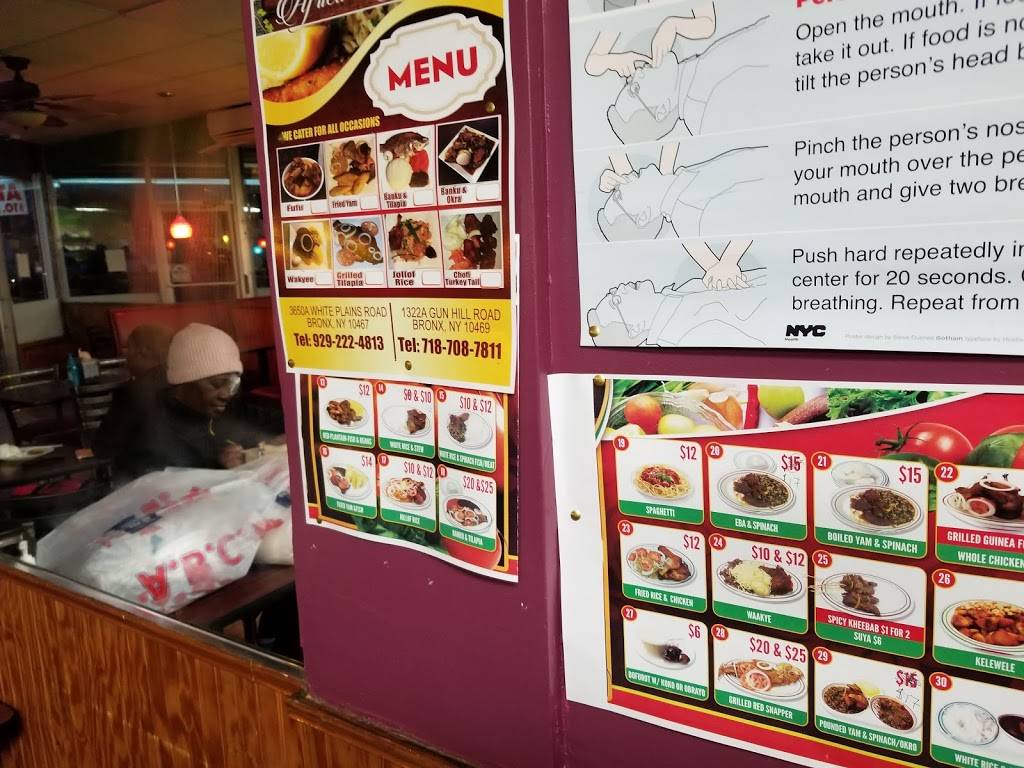 Mama G. African Kitchen | restaurant | 1322A E Gun Hill Rd, Bronx, NY 10467, USA | 7187087811 OR +1 718-708-7811