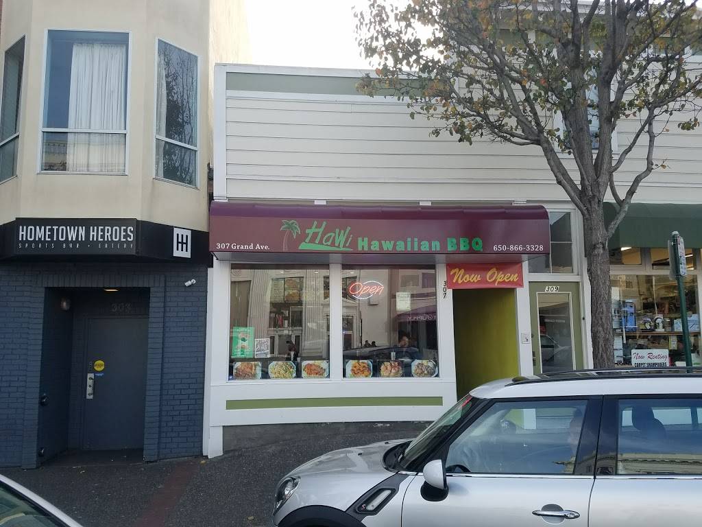 Hawi Hawaiian BBQ | restaurant | 307 Grand Ave, South San Francisco, CA 94080, USA | 6508663328 OR +1 650-866-3328