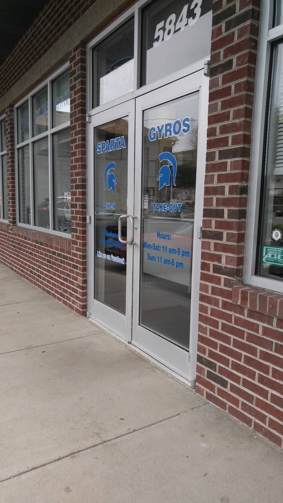 Sparta Gyros | restaurant | 5843 Brownsville Rd, Pittsburgh, PA 15236, USA | 4126534663 OR +1 412-653-4663