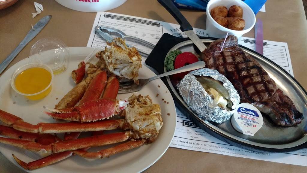Dave & Janes Crabhouse | restaurant | 2989 Tract Rd, Fairfield, PA 17320, USA | 7176426574 OR +1 717-642-6574