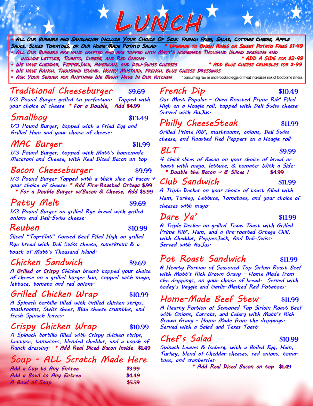 Matt and Mandys Family Diner | restaurant | 1447 N Goerig St, Woodland, WA 98674, USA | 3602253962 OR +1 360-225-3962