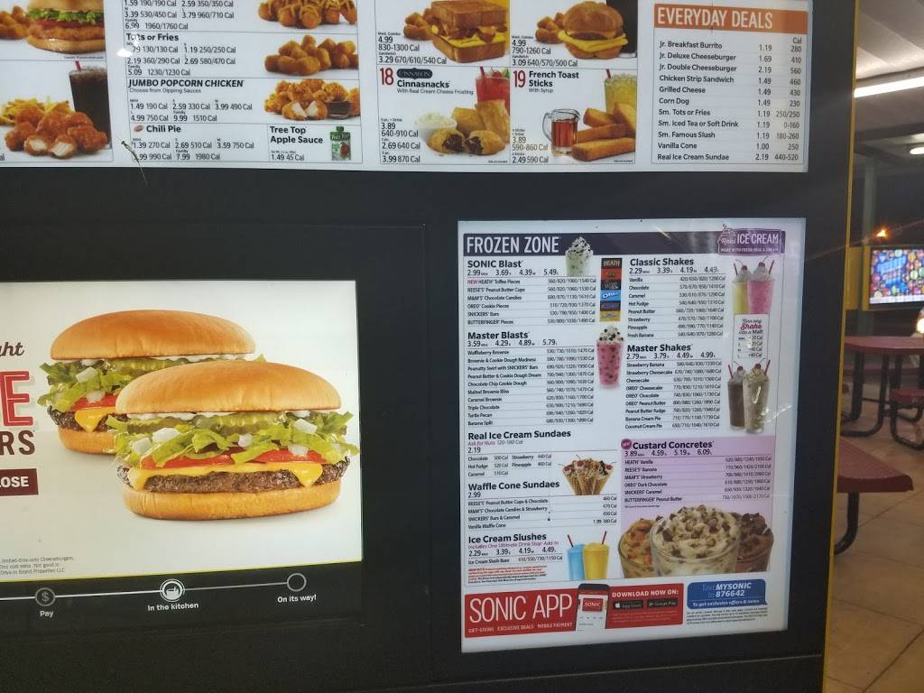 Sonic Drive-In | restaurant | 6089 Highway 1 South, Brusly, LA 70719, USA | 2256362426 OR +1 225-636-2426